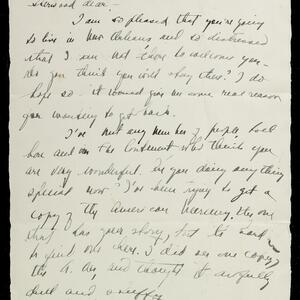 a page of handwritten text