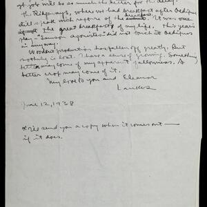 a page of handwritten text