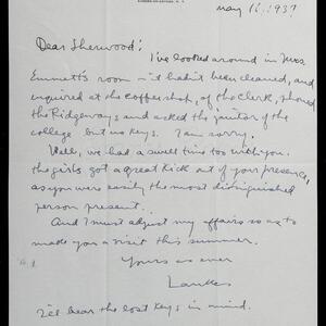 a page of handwritten text