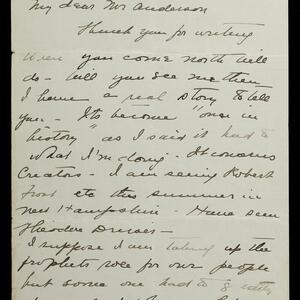 a page of handwritten text