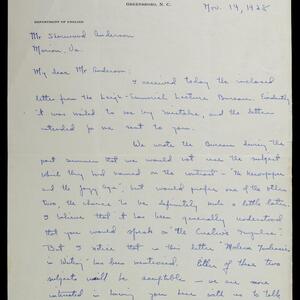 a page of handwritten text