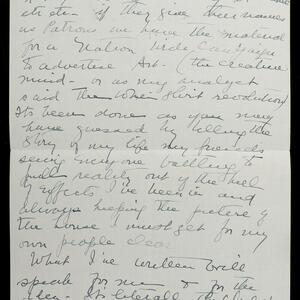 a page of handwritten text