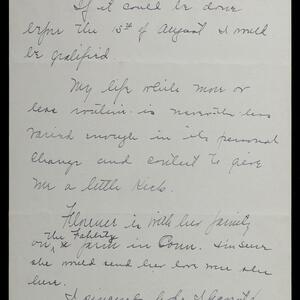 a page of handwritten text