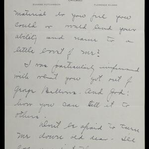 a page of handwritten text