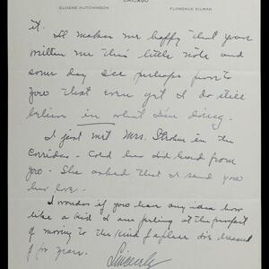 a page of handwritten text