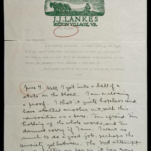 a page of handwritten text