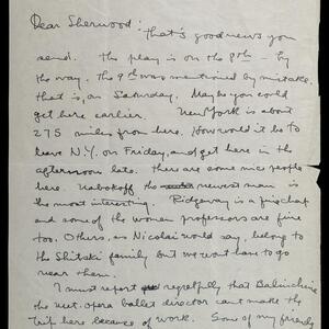 a page of handwritten text