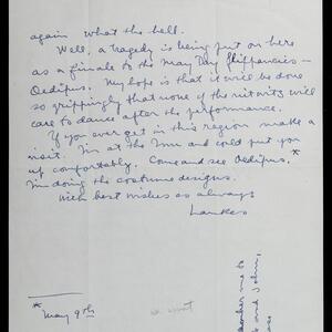a page of handwritten text