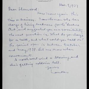 a page of handwritten text