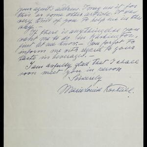 a page of handwritten text