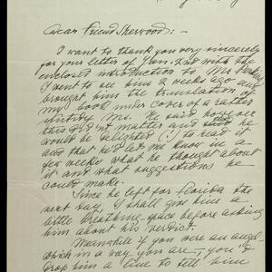 a page of handwritten text