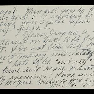 a page of handwritten text