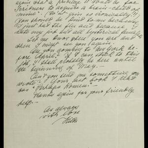 a page of handwritten text