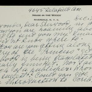 a page of handwritten text
