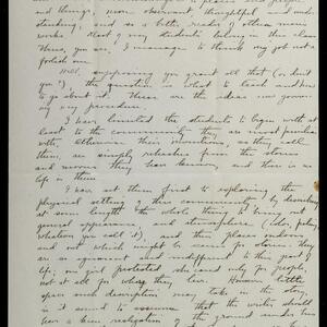 a page of handwritten text