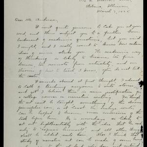 a page of handwritten text