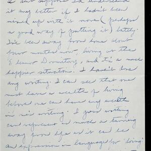 a page of handwritten text