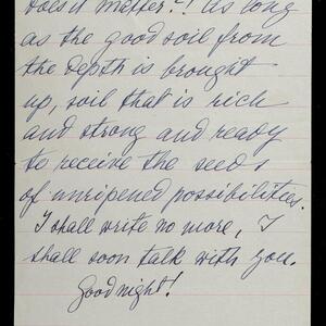 a page of handwritten text