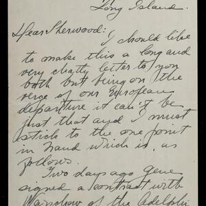 a page of handwritten text