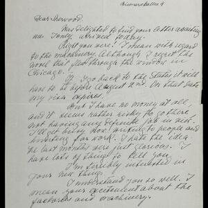 a page of handwritten text