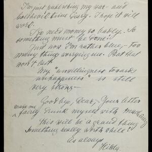 a page of handwritten text
