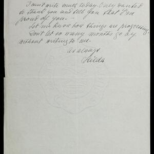 a page of handwritten text