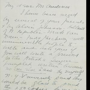 a page of handwritten text