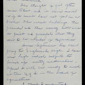 a page of handwritten text