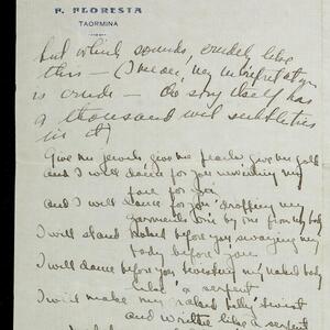a page of handwritten text