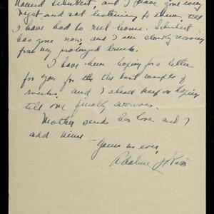 a page of handwritten text