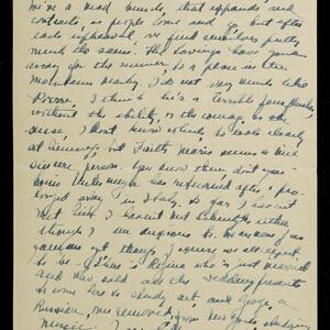 a page of handwritten text