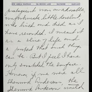 a page of handwritten text