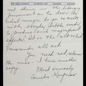 a page of handwritten text