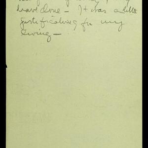 a page of handwritten text