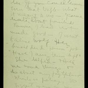 a page of handwritten text