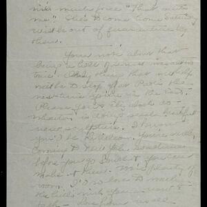 a page of handwritten text