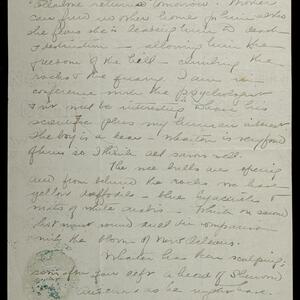 a page of handwritten text