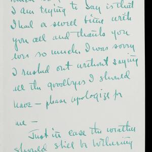 a page of handwritten text