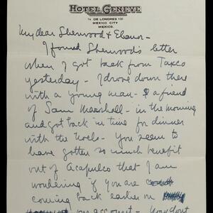 a page of handwritten text