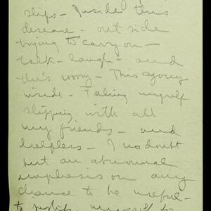 a page of handwritten text