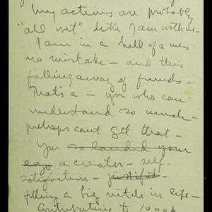 a page of handwritten text