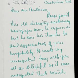 a page of handwritten text