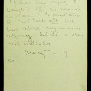 a page of handwritten text
