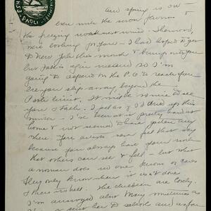 a page of handwritten text