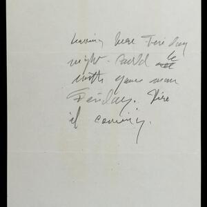 a page of handwritten text