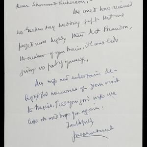 a page of handwritten text