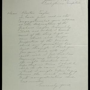 a page of handwritten text