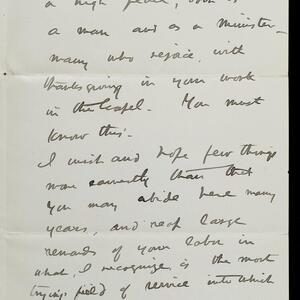 a page of handwritten text