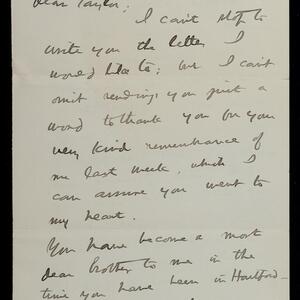 a page of handwritten text