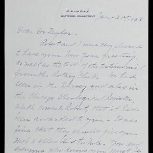 a page of handwritten text